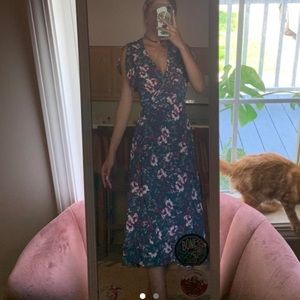 floral print midi
